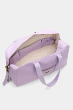 Geanta maternitate Hindbag, Bumbac Organic GOTS - Basile Liliac - imagine 5