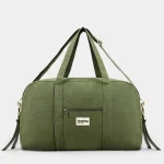 Geanta maternitate Hindbag, Bumbac Organic GOTS - Basile Olive