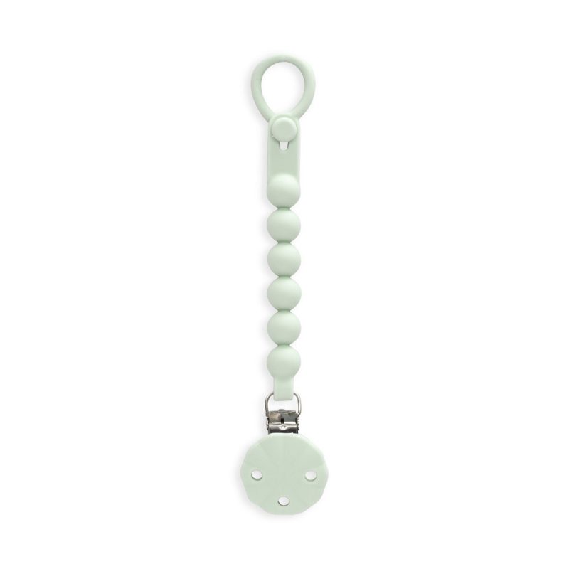 Lantisor pentru suzeta din silicon - Sage Green poza 1